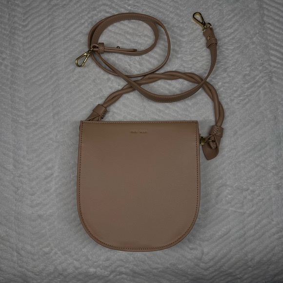 Pixie Mood Handbags - Pixie Mood Vegan Leather Crossbody Bag – Taupe/Nude